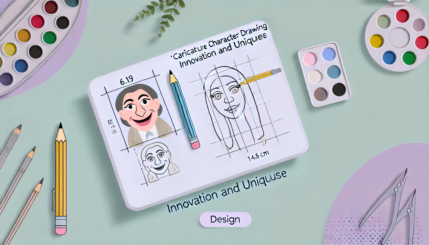 Caricature Character Drawing: Innovation and Uniqueness