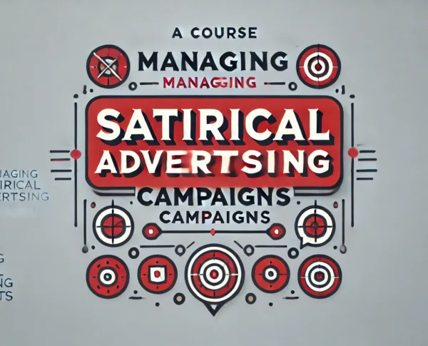 Managing Satirical Advertising Campaigns: A course focusing on the effective creation and execution of humorous advertising strategies.