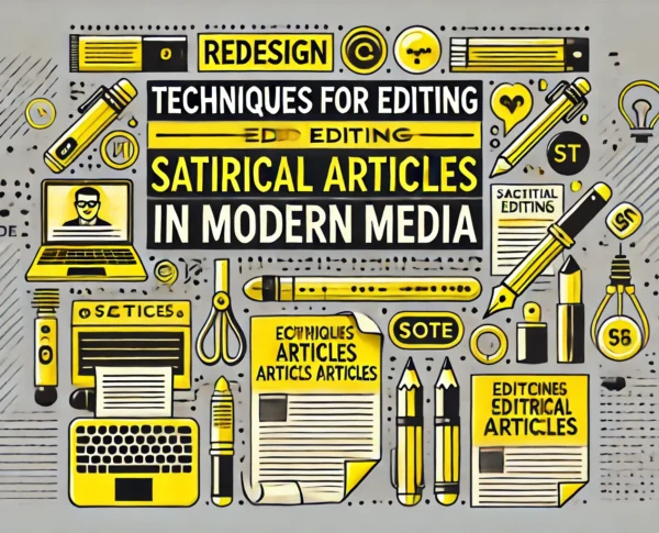  Techniques for Editing Satirical Articles: Learn how to effectively edit satirical content for modern media, balancing humor and serious messaging.