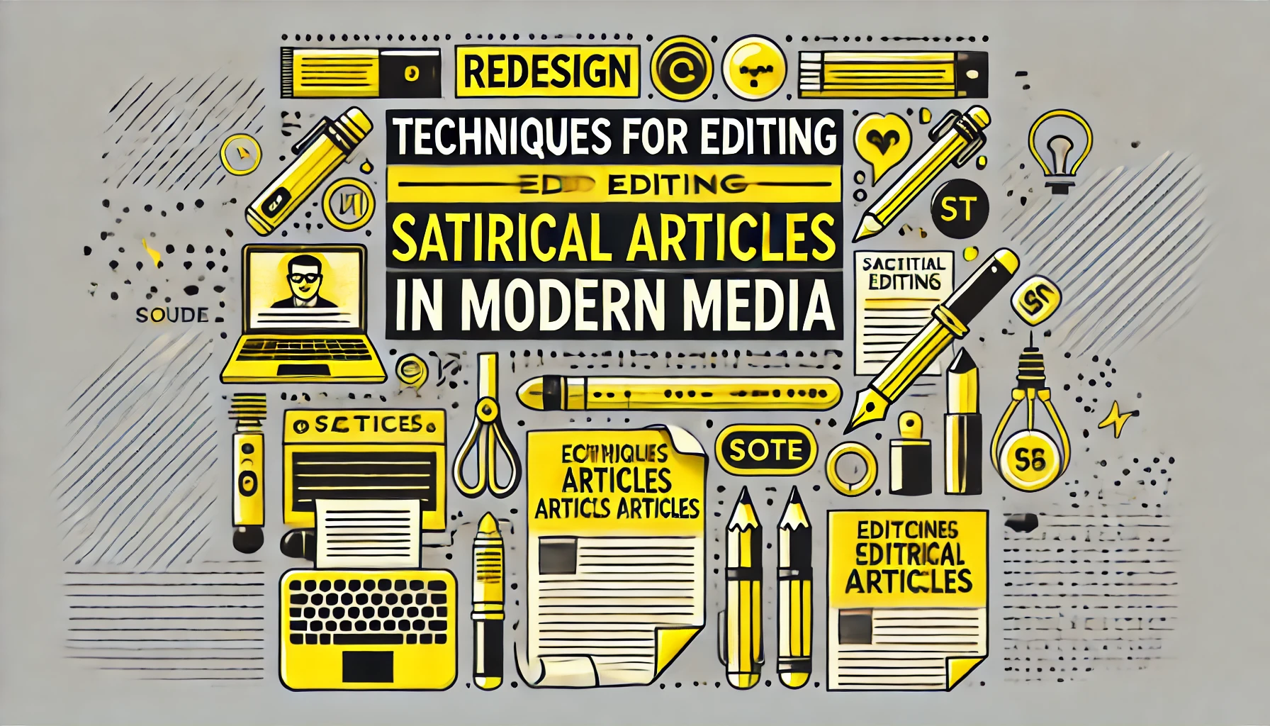 Techniques for Editing Satirical Articles in Modern Media