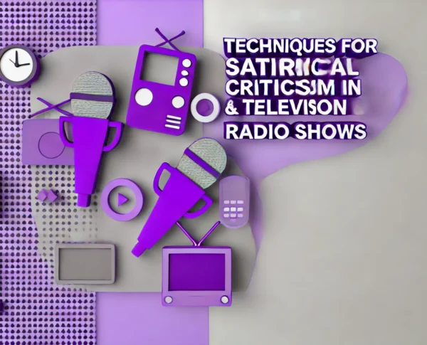 Techniques for Satirical Criticism: Learn how to effectively use humor and satire in television and radio shows to engage audiences and deliver critical messages.