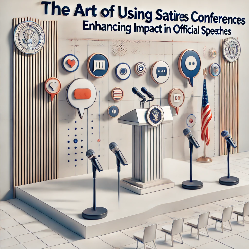 The Art of Using Satire in Press Conferences: Enhancing Impact in Official Communication