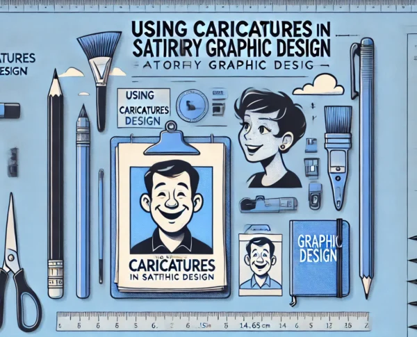 Using Caricatures in Satirical Graphic Design: Learn how to integrate caricatures into graphic design to create humorous and impactful visuals.