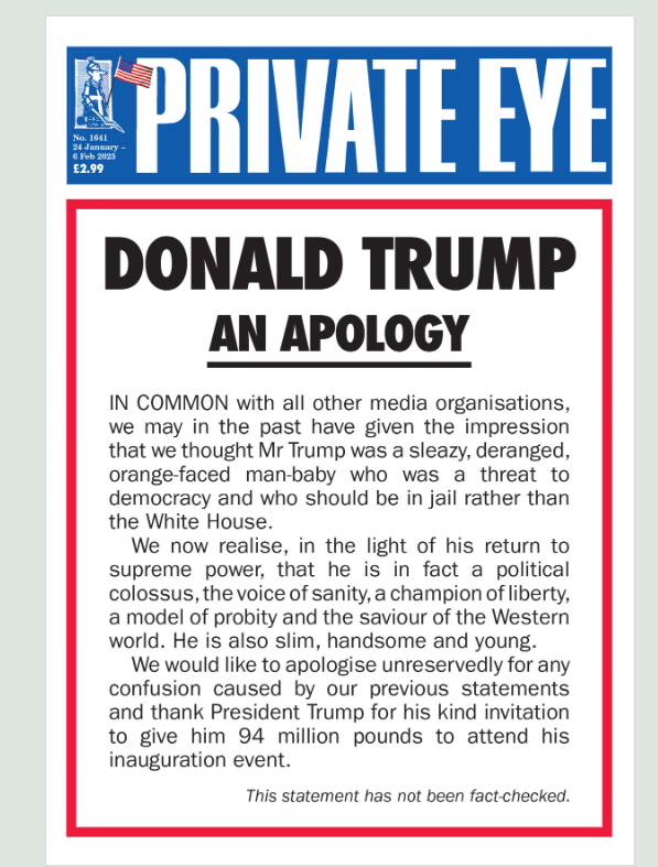 Private Eye’s Mock Apology: A Masterclass in Political Satire